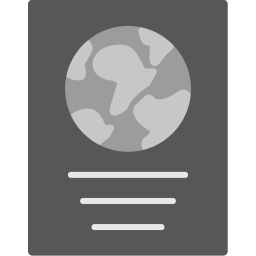 paspoort Generic Grey icoon