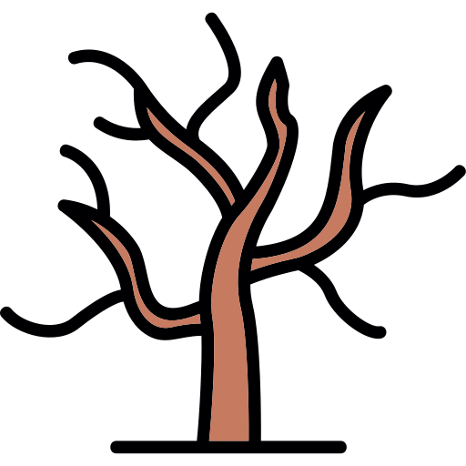 Dry tree Generic Outline Color icon