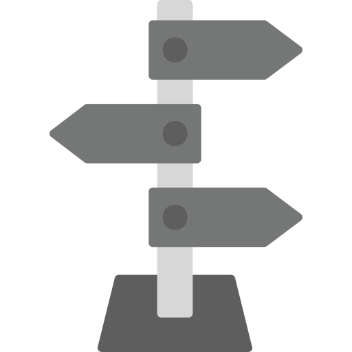 señal direccional Generic Grey icono