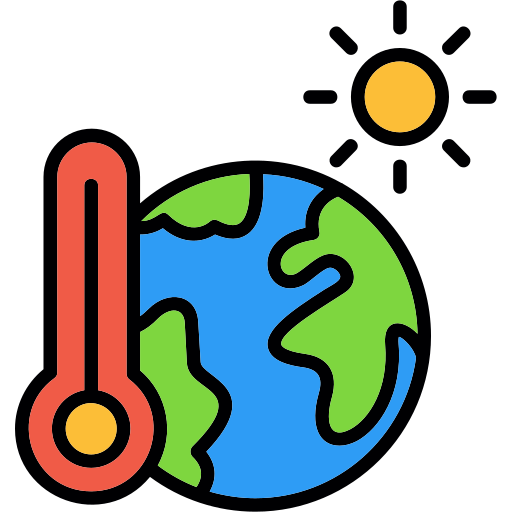 Global warming Generic Outline Color icon