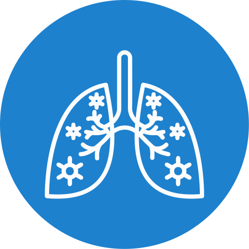 poumons infectés Generic Flat Icône