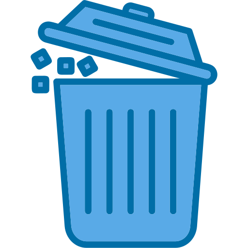 Trash Generic Blue icon