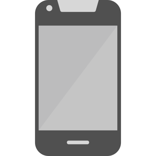 teléfono inteligente Generic Grey icono