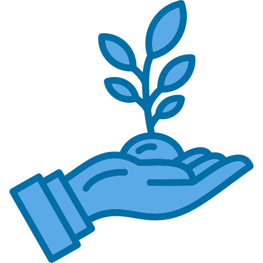 植物を保存する Generic Blue icon