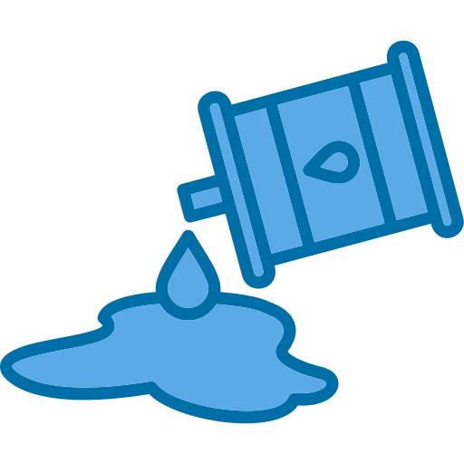 Oil spill Generic Blue icon