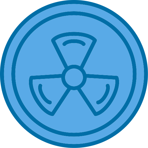 Radiation Generic Blue icon