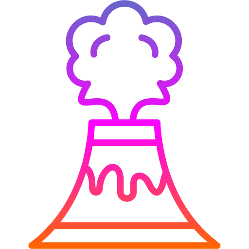 vulkaan Generic Gradient icoon