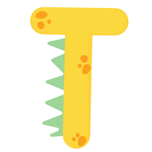 文字t Generic Flat icon