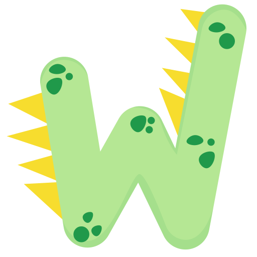letter w Generic Flat icoon
