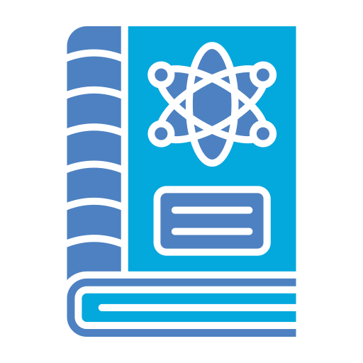 과학 도서 Generic Blue icon