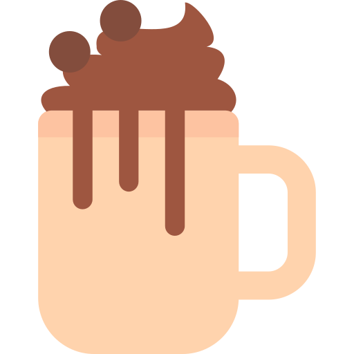 warme chocolademelk Generic Flat icoon
