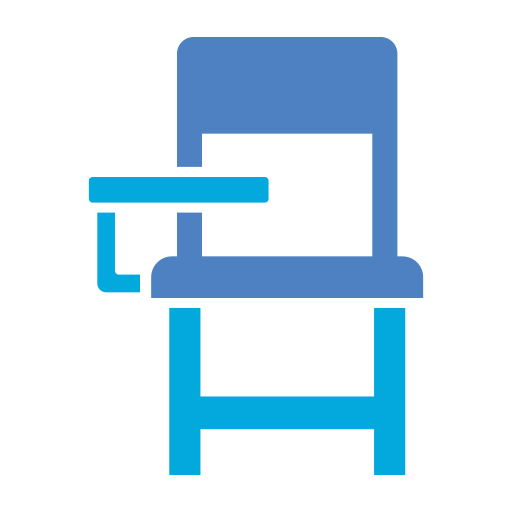 Chair Generic Blue icon