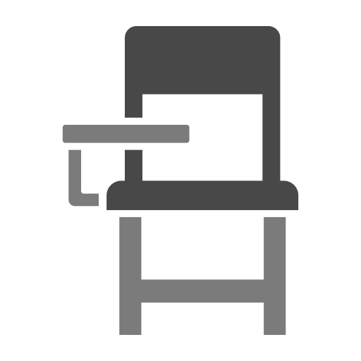 chaise Generic Grey Icône