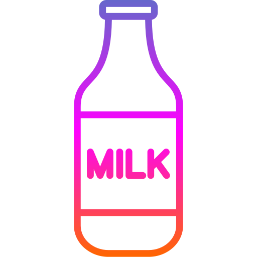 Milk bottle Generic Gradient icon