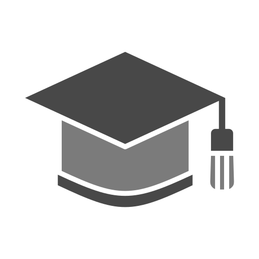 Graduation cap Generic Grey icon