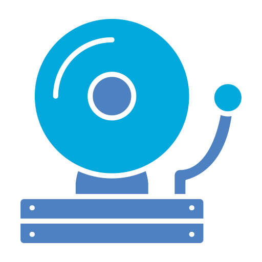 School bell Generic Blue icon