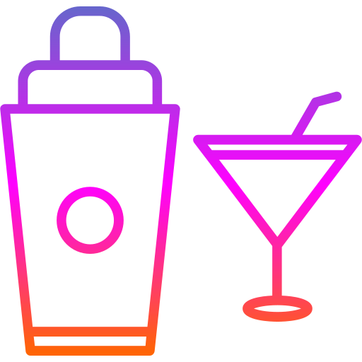 cocktailshaker Generic Gradient icoon