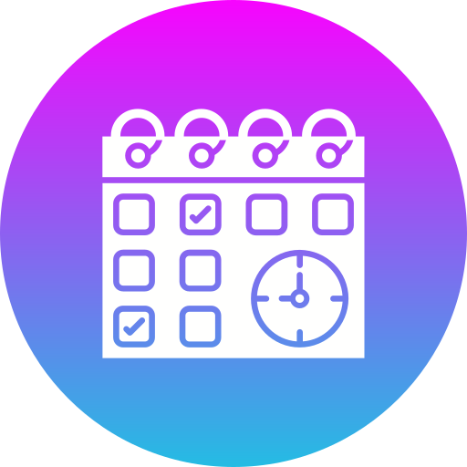 calendario Generic Flat Gradient icono