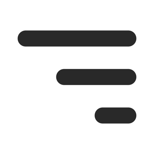 Выровнять по правому краю Generic Basic Outline иконка