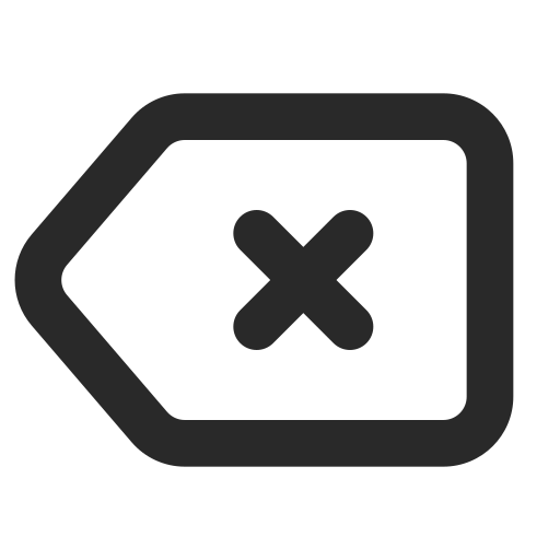 バックスペース Generic Basic Outline icon