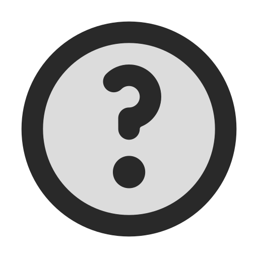 Question Generic Grey icon