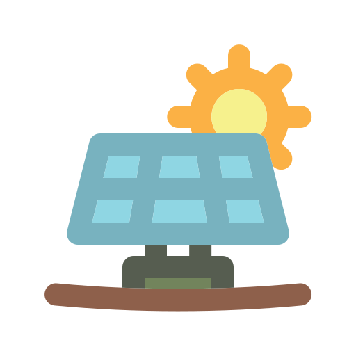 Solar panel Generic Outline Color icon