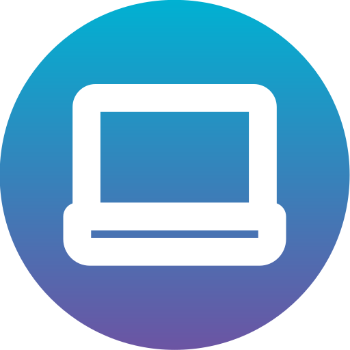 노트북 Generic Flat Gradient icon