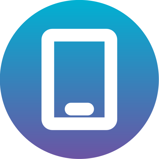 tableta Generic Flat Gradient icono