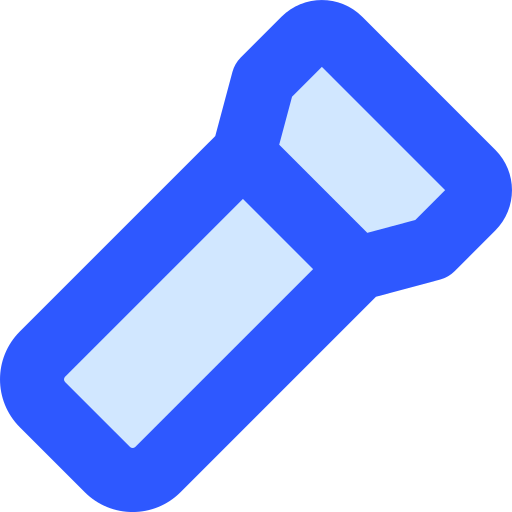 lampe de poche Generic Blue Icône