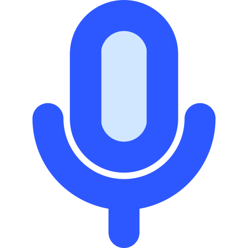 Mic Generic Blue icon