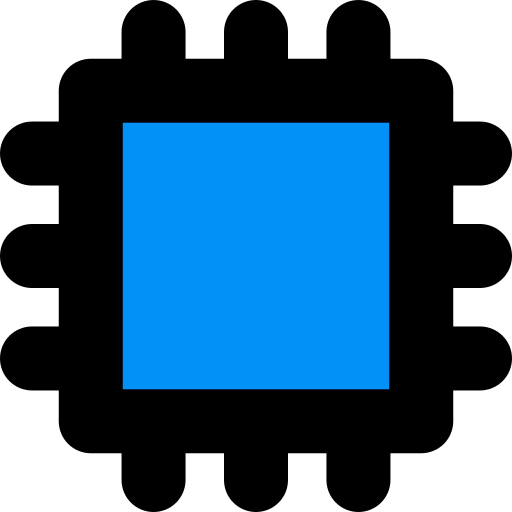 Cpu Generic Outline Color icon