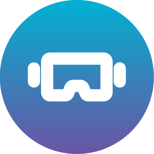 virtuele realiteit Generic Flat Gradient icoon