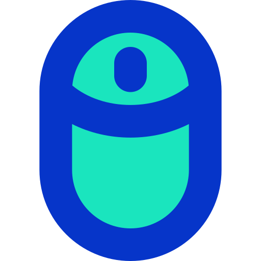 컴퓨터 마우스 Generic Outline Color icon