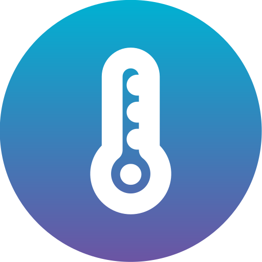 thermometer Generic Flat Gradient icoon