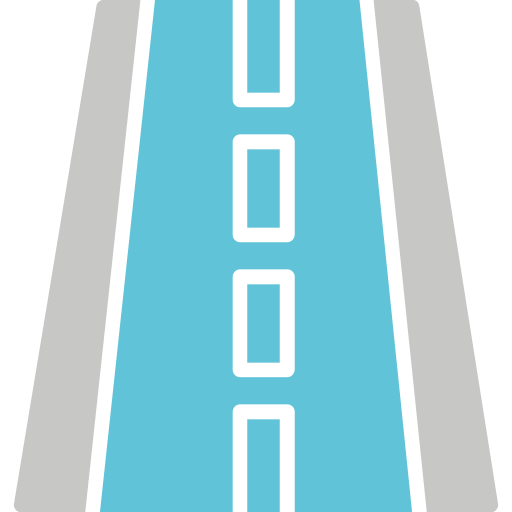 strada Generic Blue icona