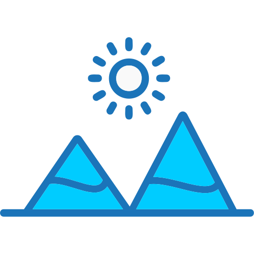 Mountain Generic Blue icon