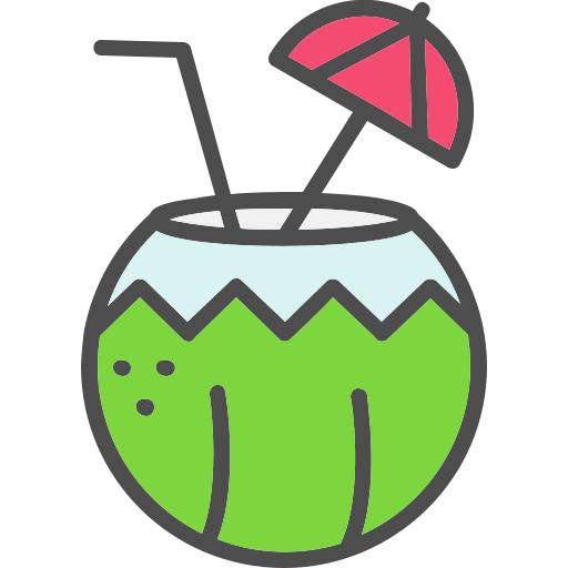 Coconut drink Generic Outline Color icon