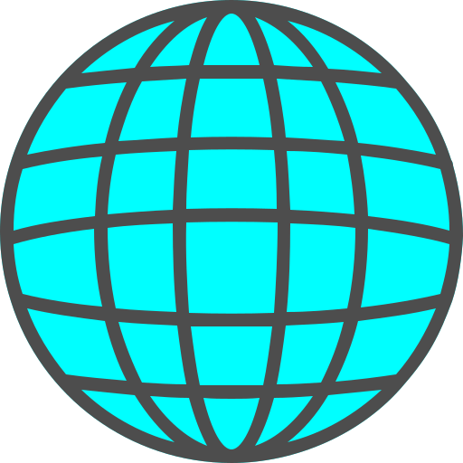 mundo Generic Outline Color icono