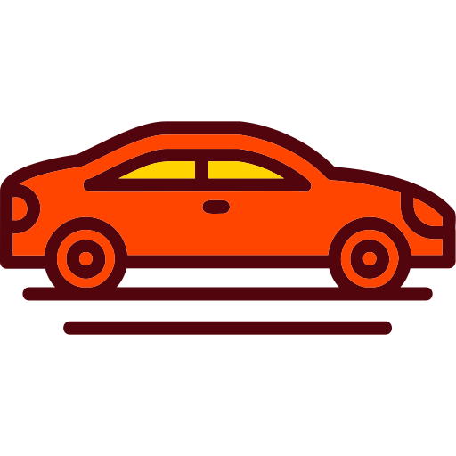 Car Generic Outline Color icon
