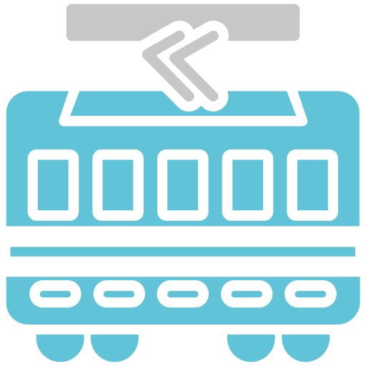 Tram Generic Blue icon