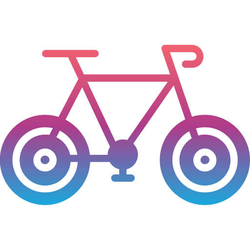 bicicletta Generic Flat Gradient icona