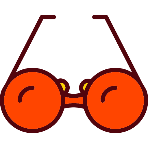 Óculos Generic Outline Color Ícone