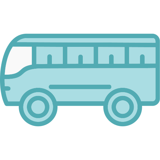 autobus Generic Blue ikona