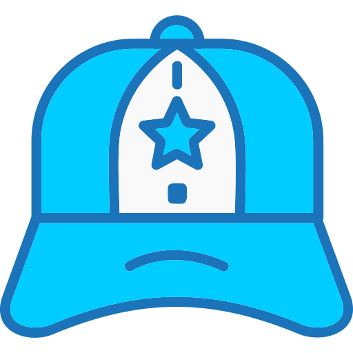 Baseball cap Generic Blue icon