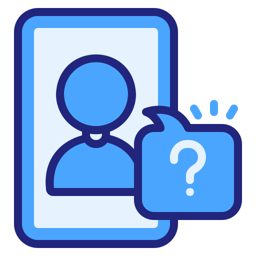 Virtual assistant Generic Blue icon