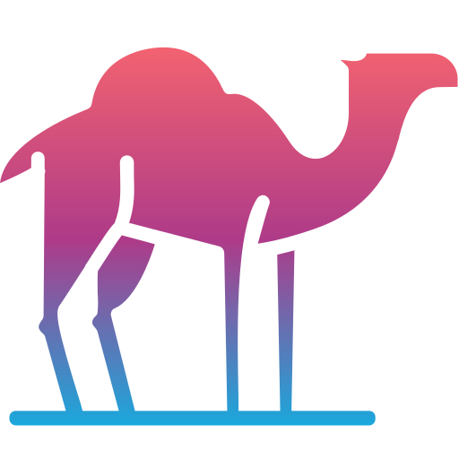 camello Generic Flat Gradient icono