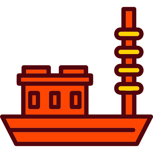 Fishing boat Generic Outline Color icon