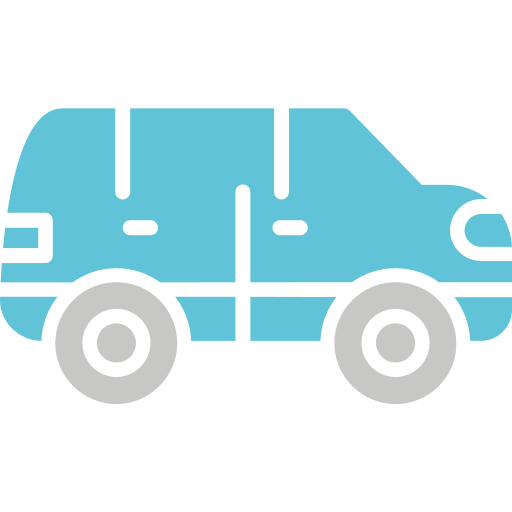 mini furgone Generic Blue icona