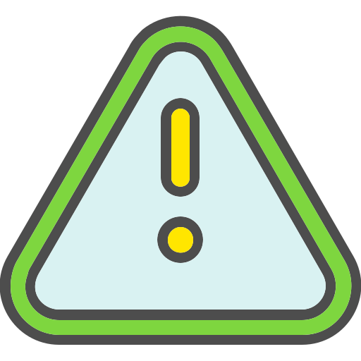 위험 표시 Generic Outline Color icon