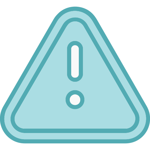 gefahrenzeichen Generic Blue icon